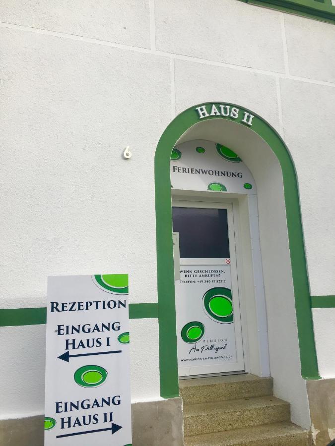 Pension Am Pollingpark Haus II Dessau-Rosslau ภายนอก รูปภาพ